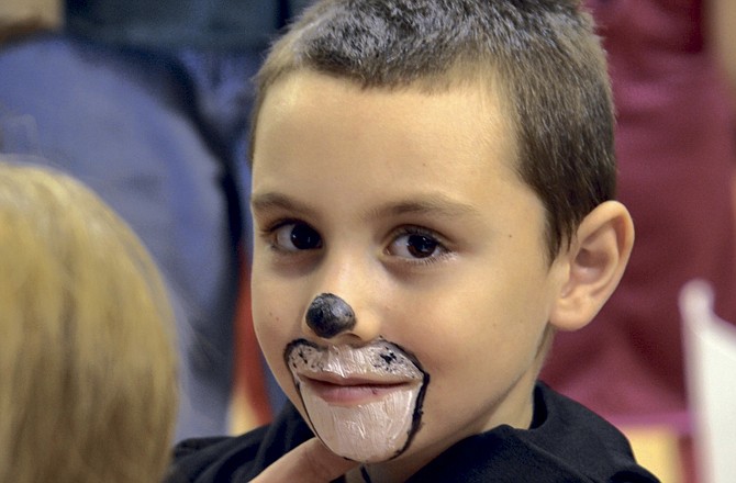 Brody Garrison has his face painted at the Fall Fun Fest on Saturday at First Assembly of God Church in Jefferson City.