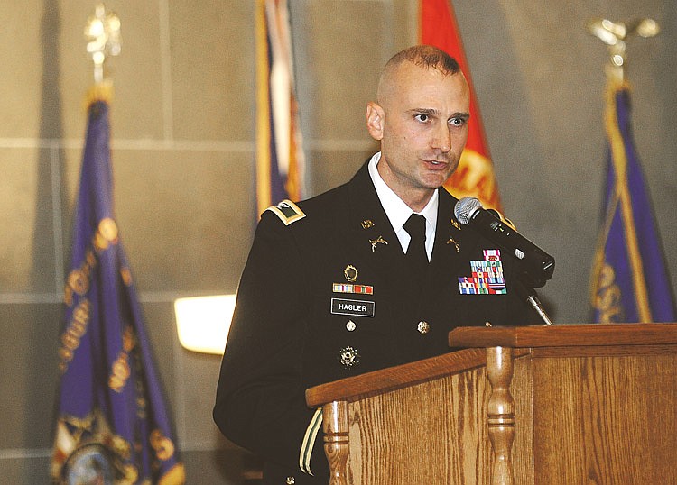 The Jefferson City Veterans Council hosted a Veterans Day program in the Capitol Rotunda on Thursday. It featured speaker Col. Glenn Hagler II, the Chief of Joint Chief of Staff for the United States Army Military Police Corps with the Missouri National Guard.