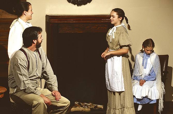 Cast and crew at Stained Glass Theater have been hard at work preparing for the upcoming performances of a "Laura Ingalls Wilder Christmas," to be performed Dec. 2-18 in Jefferson City. 