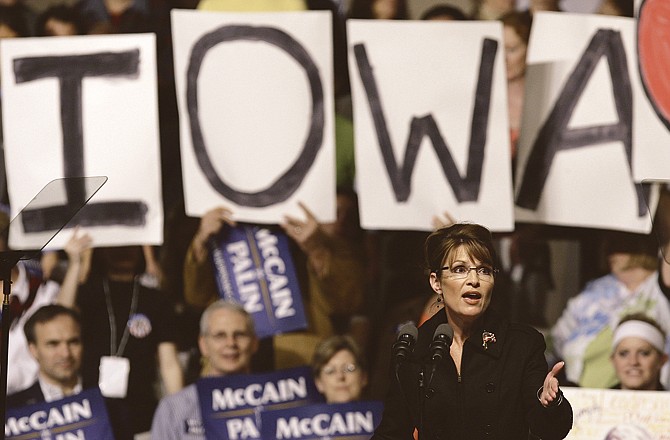 It is not known if former Alaska Gov. Sarah Palin, seen in the above file photo during the McCain-Palin campaign in 2008, plans to run for president in 2012.