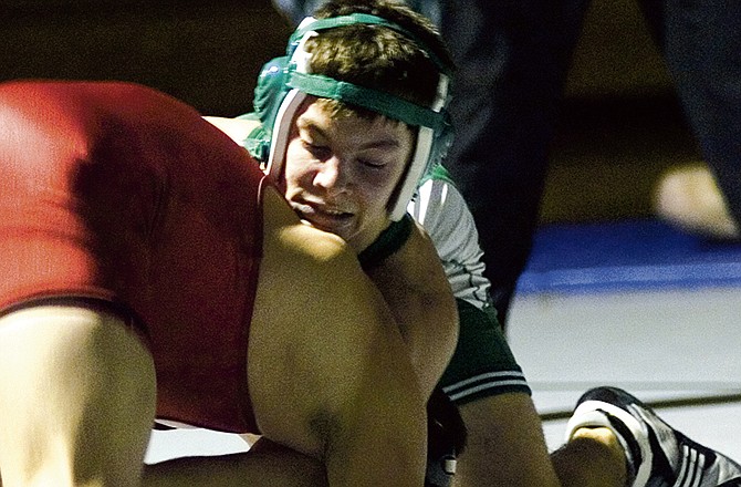 Caleb Roberts of Blair Oaks will start at 171 pounds tonight for the Falcons in their triangular in Wardsville. 