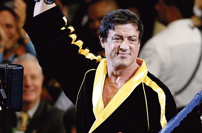 Sylvester Stallone, shown during filming for "Rocky Balboa" in this Dec. 3 file photo, has been inducted into the International Boxing Hall of Fame and Museum. 