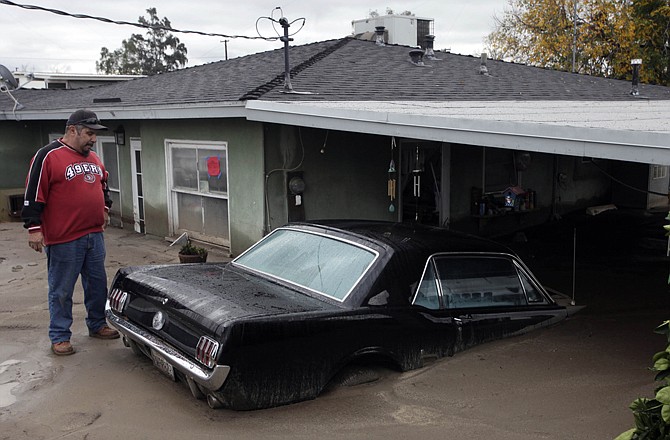 Many California residents who endured flooding, mudslides and evacuations during a weeklong onslaught of rain must now clean up or even rebuild - and could face the prospect of not being able to spend Christmas at home.