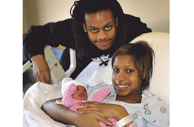 
Malshon Ball and Alexzondriea Walker are the parents of Juh'stiz Ball, who was born at 10:40 a.m. Saturday at St Mary's Medical Center in Jefferson City. 