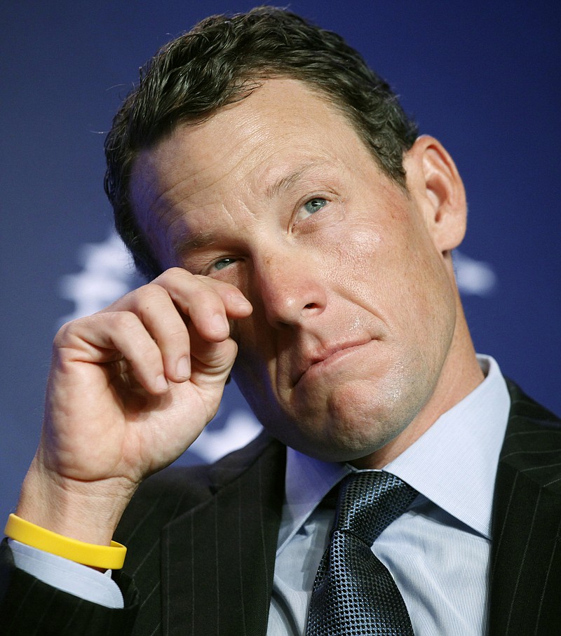 This Sept. 22, 2010, file photo shows cyclist Lance Armstrong attending the Clinton Global Initiative, in New York.  Armstrong's countdown toward retirement will reach a significant marker Sunday, Jan. 16, 2011,  when he begins his last race outside the United States. (AP Photo/Mark Lennihan, File)