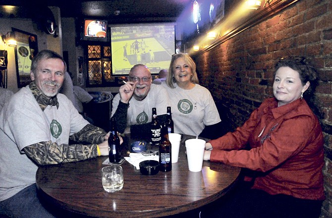 
Patrons at Mortimer Kegley's in downtown Jefferson City enjoyed their last Saturday night with a Smoke 'Em If You Got 'Em Party. 