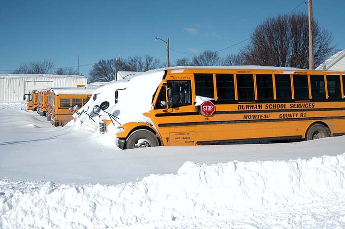 The city was brought to a standstill by a blizzard dropping nearly two feet of snow on the area.