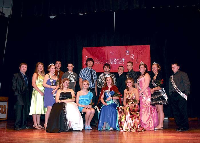 Candidates and the Royal Court from the 2011 Prairie Home Homecoming Ceremony held Friday, Feb. 18.
