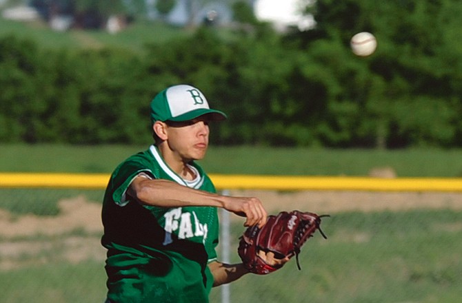 Garrett Eskens is one of several returners for the Blair Oaks baseball team this season.