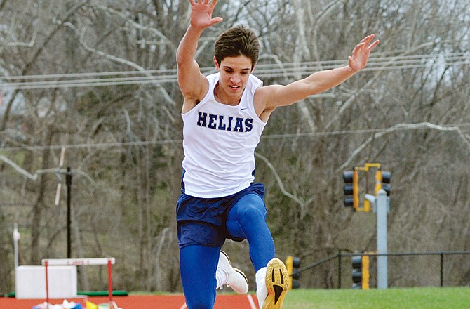Helias' Griffen McCurren will be among the competitors at today's Capital City Relays at Adkins Stadium.