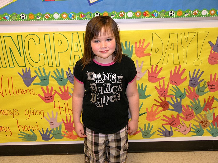 California Elementary School Student of the Week for April 15, from left, is first grader Zoey Rimel.