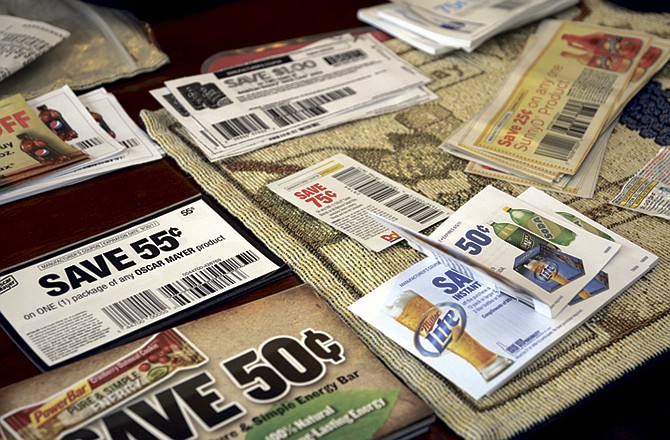 Using coupons and watching for items on sale are becoming more popular as means to stretch one's food budget.