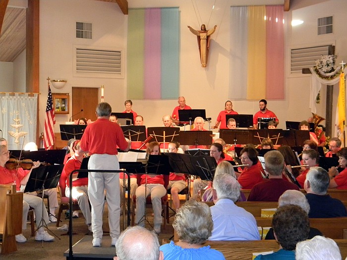 The Lake Area Community Orchestra performs "A Walk in the Morning Sun" during their concert.