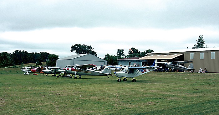 A variety of planes are at Phillips Field east of California on Saturday. Most of the planes above are based at the airfield.