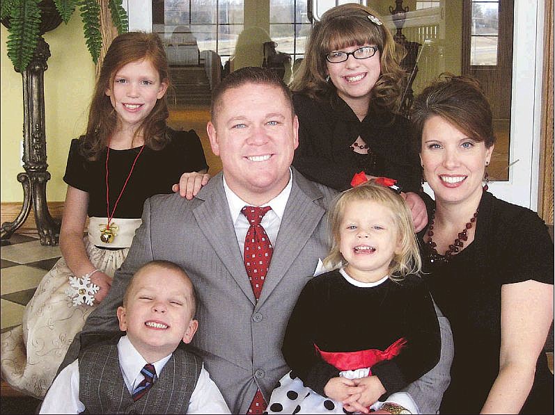 Randy Dignan, shown here with his family, is a pastor at Bible Baptist Church in Jefferson City.