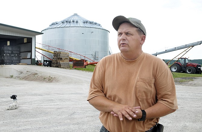 
Mid-Missouri resident and farmer, Terry Hilgedick, talks about the U.S. Army Corps of Engineers decisions made about water releases from its upstream dams and how it could impact his family's farm along the Missouri River as well as neighboring farms and the nearby town of Hartsburg.