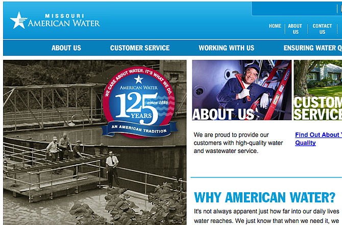 The website for Missouri American Water (screenshot shown above) is at http://www.amwater.com/moaw/