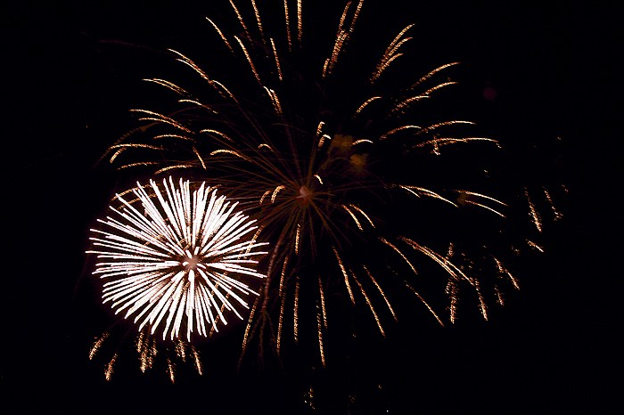 The City of California Independence Day fireworks display at Proctor Park lit up the clear, star-filled sky Monday night with vibrant displays of color and a grand finale that was followed by loud cheering from spectators who came out for the show.