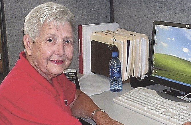 Arlene Libbert, Barnett, a volunteer with the Capital Area Chapter of the American Red Cross, recently returned from her first deployment.