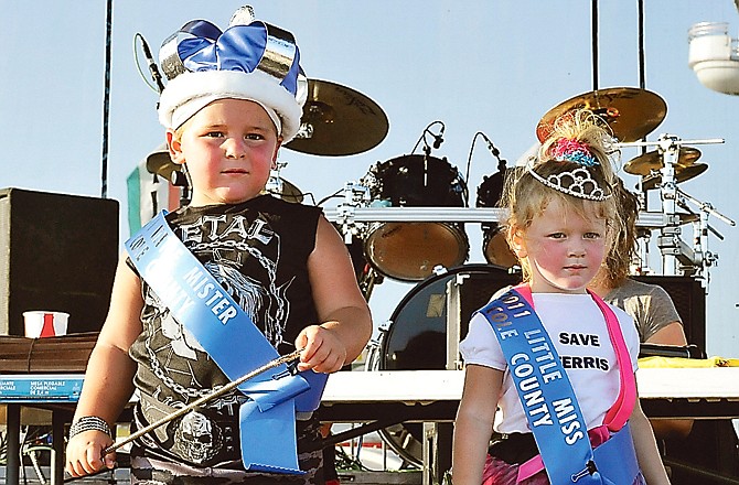 Brayen Paull, 4, and Libby Schmitz, 3, were named the 2011 Little Miss and Mister Cole County on Monday evening at the fair. Brayden is the son of Chera Lampe and Francis Paull. Libby is the daughter of Dan and Lynn Schmitz.