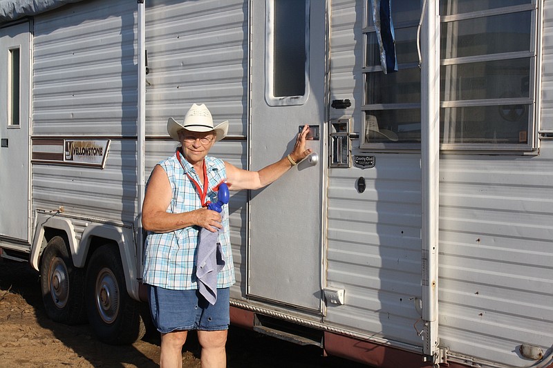 Betty Curtis and her husband, Richard, plan to turn this unused camper on their property into a new home - and a second chance - for a young woman just released from prison who plans to resume studies to become a veterinarian at William Woods University this fall. The couple wants to create a welcoming, family atmosphere for women in similar situations.