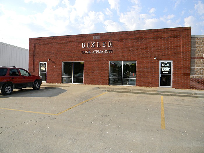 Bixler Home Appliances is located at 334 Highway 50 West, Tipton.