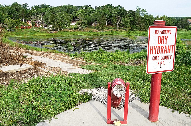 Not only is it a dry hydrant, it's mostly a dry lake bed, except after a heavy rainfall. The Councy Commission held a meeting Monday morning to try and reach a decision as to further proceedings involving the Renns Lake.