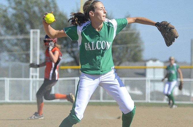 Michaella Forck will return to the mound this season for the Blair Oaks Lady Falcons. 