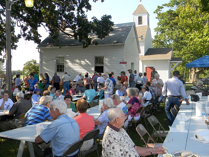 Salem United Church of Christ, McGirk, had a record turnout for their Annual Ice Cream Social held Saturday, Aug. 27.