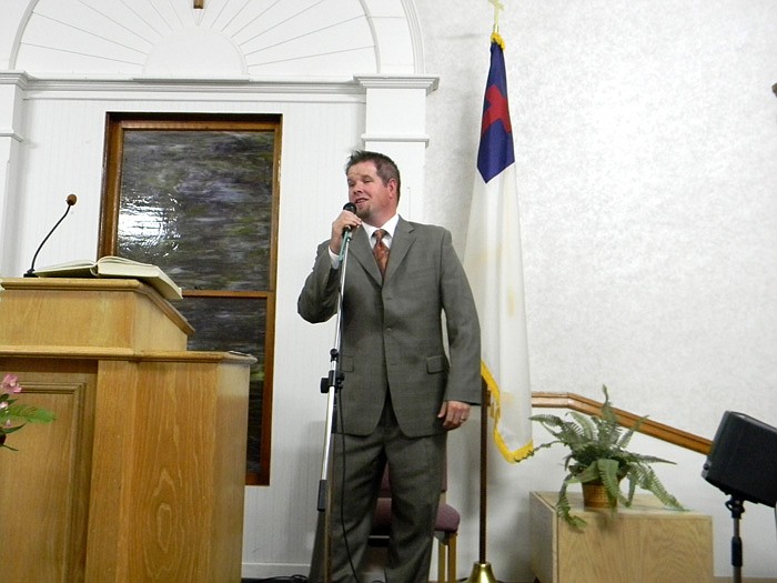 Mark Meyers, worship pastor for Concord Baptist Church, Jefferson City, is the worship leader for the Mt. Pleasant Baptist Church, California, Revival.