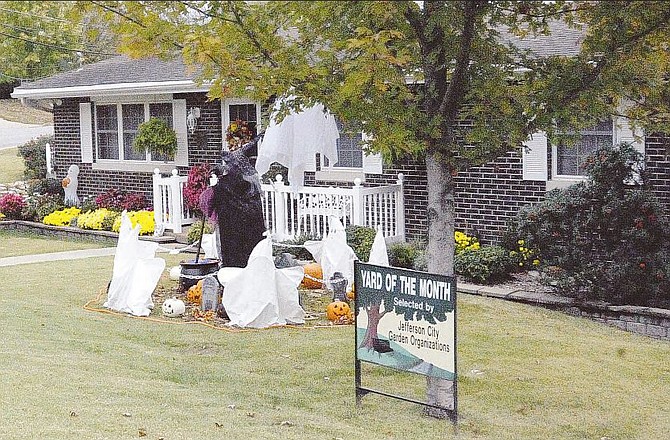 Sam and Mary Brizendine, whose home sits at 2003 Tanner Bridge Road, own the Yard of the Month for October. 