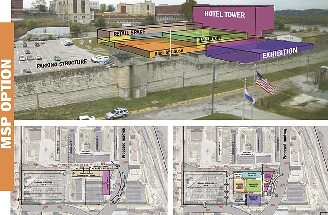 The former Missouri State Penitentiary property is one of two sites proposed for a convention center in Jefferson City.