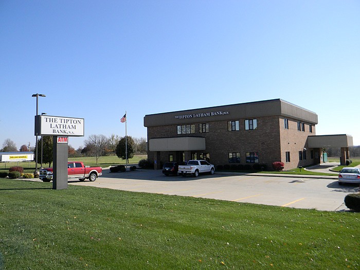 The Tipton Main Office of the The Tipton Latham Bank, N.A., is located at 800 West Highway 50.