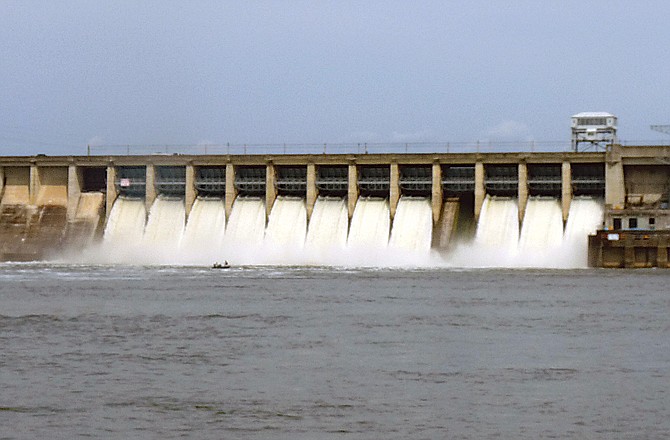 Ameren Missouri, which operates Bagnell Dam seen above, has set up a hotline for questions regarding its shoreline management plan at the Lake of the Ozarks.