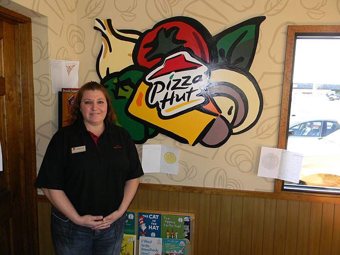 Charisma Pippin is the general manager for the California Pizza Hut.