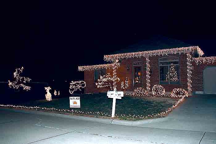 Landon and Jennifer Porter's home on Morgan Street was recently selected the first place winner of the 2011 California Area Chamber of Commerce Christmas House Lighting/Decorating Contest. 