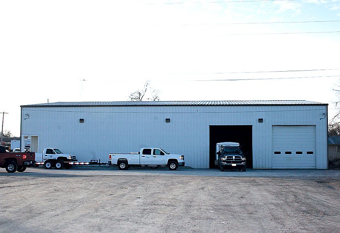 Durham School Services has rented a building located on 50 Highway, above, owned by Lehman Construction Company, California, to serve as the new bus barn for school buses serving the California area. Nancy Schatzer, site manager for the California bus barn, said the facility and parking lot have much more adequate space than the previous location had.