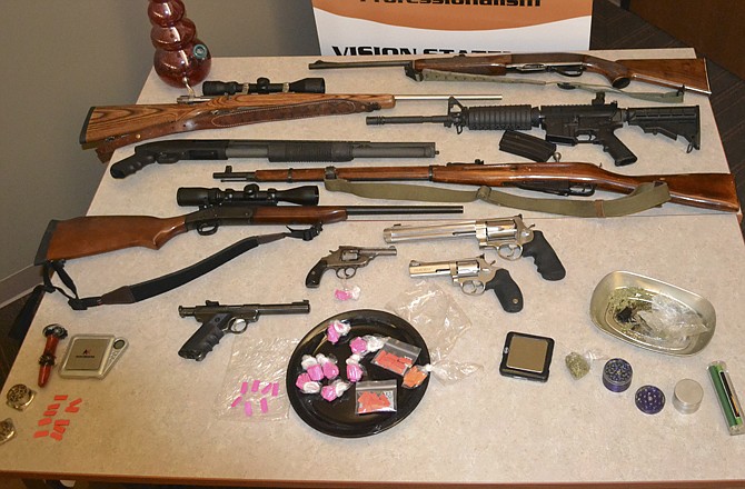 Heroin, firearms, jewelry, computers and other electronic devices were recovered during a joint effort by Cole and Callaway County sheriffs to investigate a burglary ring.