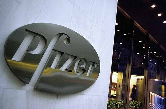 In this 2005 file photo, the world headquarters of Pfizer Inc. is seen in New York. Pfizer is recalling 1 million packets of birth control pills due to a packaging error that could raise the risk of an accidental pregnancy by leaving women with an inadequate dose, Wednesday, Feb. 1, 2012.