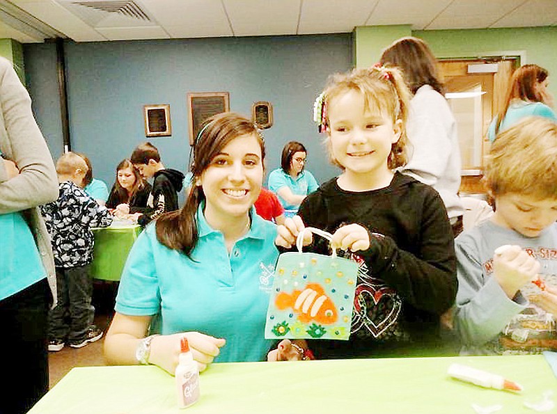 Children take part in crafts based around "Finding Nemo" during the Reading is Key event at the Callaway County Public Library last year. The annual event, sponsored by the Kappa Kappa Gamma sorority from Westminster College, is intended to raise awareness for Reading is Fundamental and to promote literacy among children. This year's event is from 1-3:30 p.m. on Feb. 25 at the library.