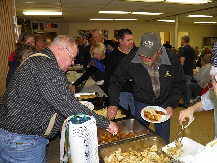 Cole slaw, baked bean, fried potatoes, fried fish and homemade desserts were served at the fish fry.