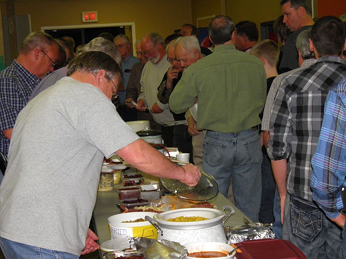 Everything from fried chicken to squirrel was served at the Wild Game Supper held Monday, Feb. 27, at Memorial Baptist Church, Jefferson City.