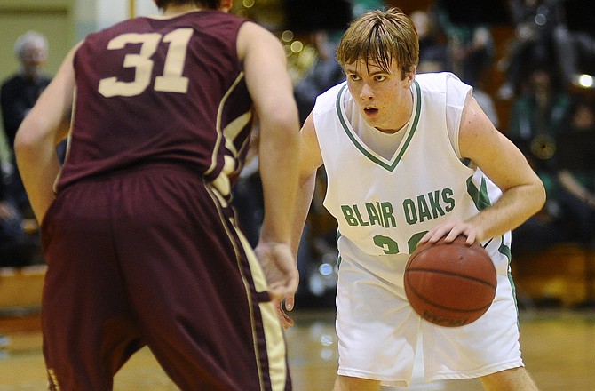 Ben Cooper and the Blair Oaks Falcons will face the California Pintos tonight in a battle of Tri-County Conference teams in the Class 3 sectionals at Missouri S&T in Rolla.