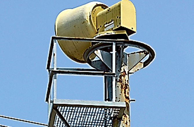 One of the city's older sirens eyed for replacement.