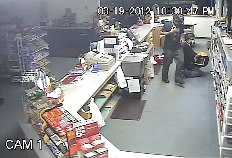 Two burglars who broke into the Short Stop 3 convenience store Monday night in Millersburg star in a two-minute video circulated by the Callaway County Sheriff's Office.
