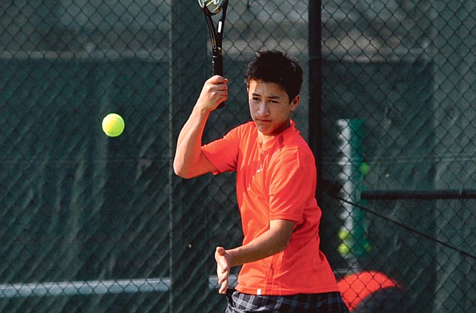 After he returns from an injury, Sam Johnson will be the No. 1 player for the Jefferson City Jays tennis team this season.