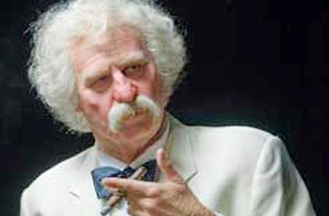 Val Kilmer will bring his one-man production, "Citizen Twain," to William Woods on May 1. Kilmer undergoes two hours of makeup to become Mark Twain.