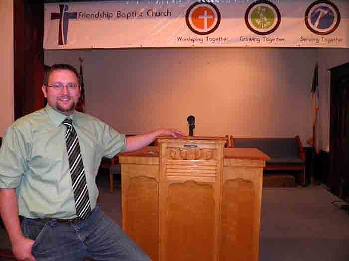 Scot Thomson is the new pastor of Friendship Baptist Church, California.