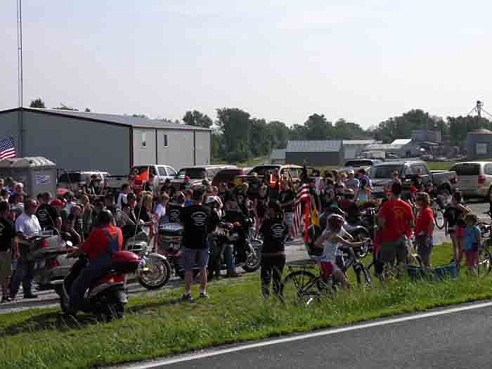 There were over 450 who participated around the world in the Fourth Annual LCpl. Leon B. Deraps Memorial Scholarship Fund Five-Mile Walk/Run/Ride.