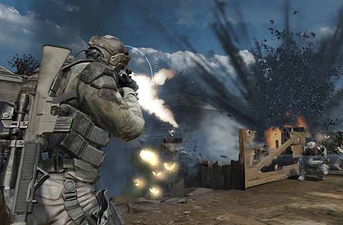 This video game image released by Ubisoft shows a scene from "Tom Clancy's Ghost Recon: Future Soldier." 